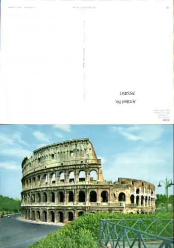 763491 Rom, Das Kolosseum Rom Italy