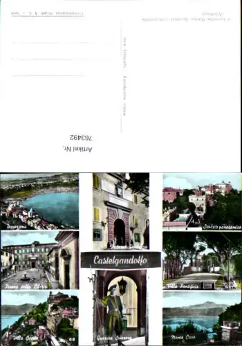 763492 Castelgandolfo Metropolitan City of Rome Capital Italy