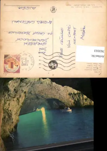 763553 Capri Blaue Grotte Neapel Italy