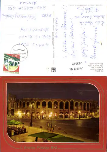 763522 Verona L'Arena Piazza Brà Provinz Verona Italy