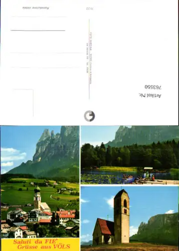 763550 Völs am Schlern Fie allo Sciliar Bolzano Provinz Bozen (Südtirol) Italy
