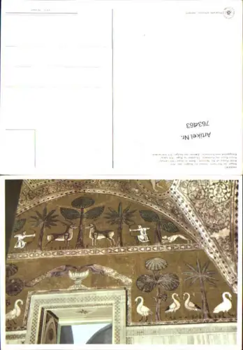 763463 Palermo, Königspalast der Normannen, Zimmer des Königs Roger Palermo Italy