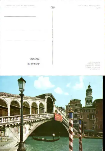 763506 Venezia Ponte di Rialto Venedig Italy
