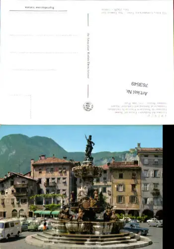 763549 Trento Fontana del Nettuno e Piazza del Duomo Provinz Trient Italy
