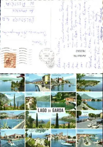 763562 Lago di Garda Punta S. Felice, Salò, Gardone Riviera, Limone Trient Italy