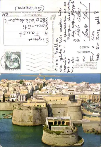 763590 Gallipoli I castelli della Citta Vecchia Provinz Lecce Italy