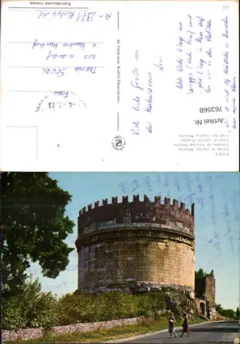763568 Roma Tomba di Cecilia Metella Metropolitan City of Rome Capital Italy