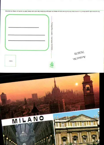 763679 Milano Mailand Italy