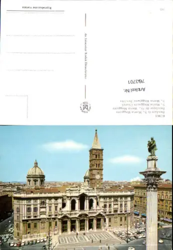 763701 Rom Basilica di S. Maria Maggiore Rom Hauptstadt Italy