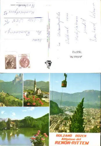 763712 Bozen Ritten Italy Bolzano Seilbahn Altipiano del Renon Ritten