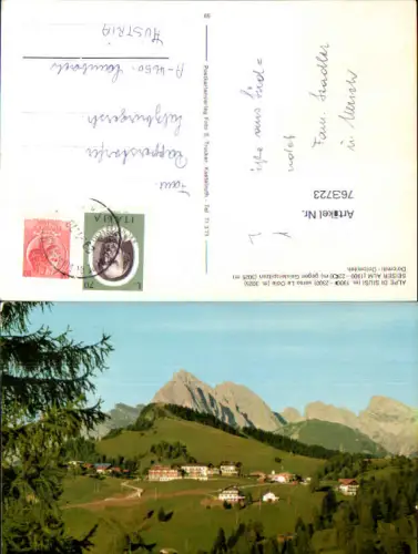 763723 Seiser Alm Seis am Schlern Alpe di Siusi Kastelruth Bozen - Südtirol Italy