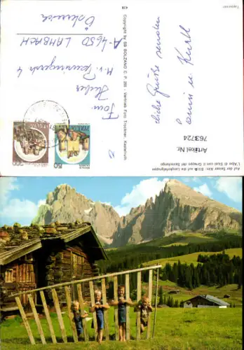 763724 Seiser Alm Seis am Schlern Langkofelgruppe Siusi Bozen Italy Siusi