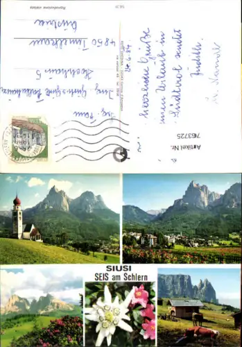 763725 Seis am Schlern Provinz Bozen Italy Siusi