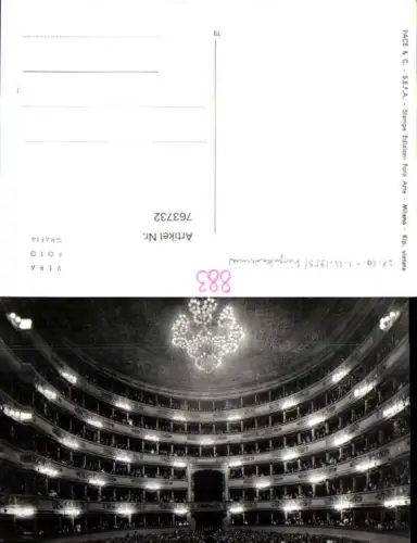 763732 Milano La Scala Mailand Italy