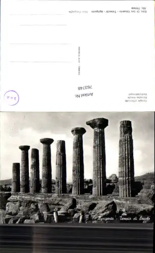 763748 Agrigento Tempio di Ercole Provinz Agrigent Italy