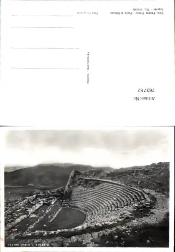 763752 Segesta, Teatro Greco Provinz Trapani Italy