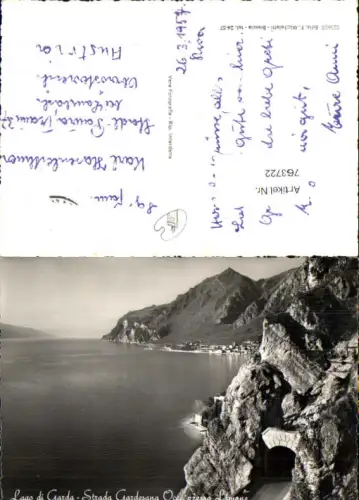 763722 Lago di Garda Strada Gardesana Occ. Limone Brescia Italy