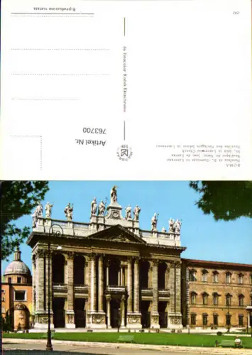 763700 Rom Basilica di S. Giovanni in Laterano Rom Italy