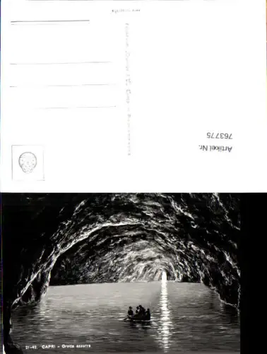 763775 Capri, Grotta azzurra Napoli Grotte Neapel Italy
