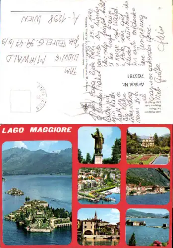 763781 Lago Maggiore Italien Schweiz
