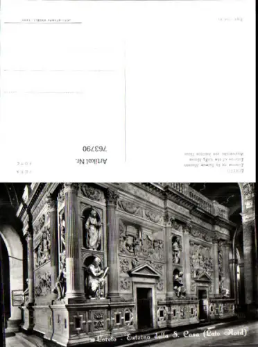 763790 Loreto Esterno della S. Casa Provinz Ancona Italy