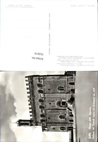 763810 Gubbio Piazza della Signoria Palazzo dei Consoli Provinz Perugia Italy