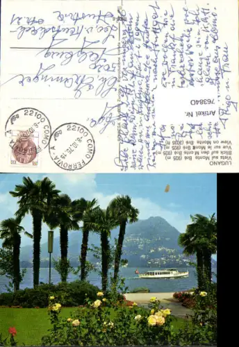 763840 Lugano Blick auf den Monte Brè Bez. Lugano Switzerland