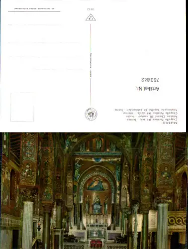 763842 Palermo Cappella Palatina Città metropolitana di Palermo Italy