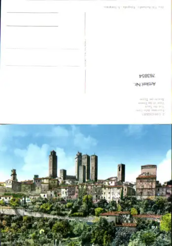 763854 San Gimignano Panorama delle Torri Provinz Siena Italy