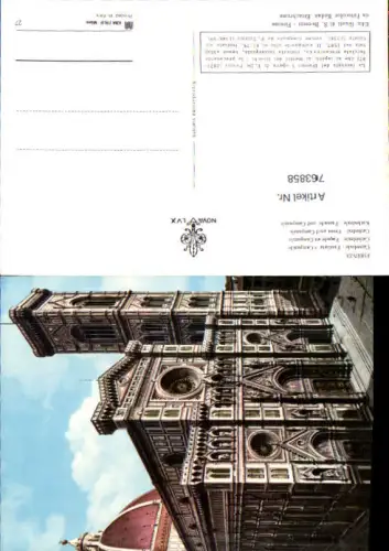 763858 Firenze Cattedrale Città metropolitana di Firenze Italy