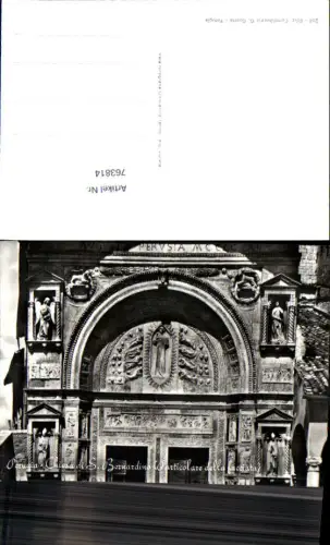 763814 Perugia Chiesa di S. Bernardino Particolare della facciata Provinz Perugia Italy