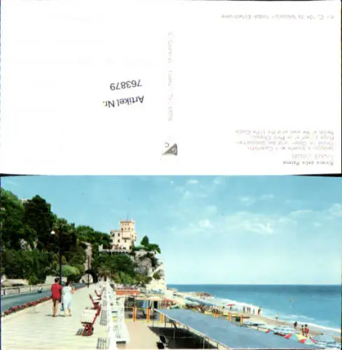 763879 Finale Ligure Strand bei Orrea Provinz Savona Italy