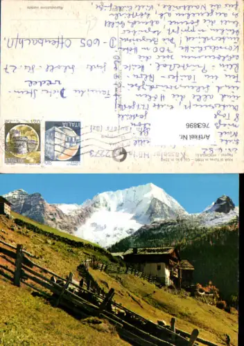 763896 Rein in Taufers Kasseler Hütte Reintal Trentino Bozen Italy