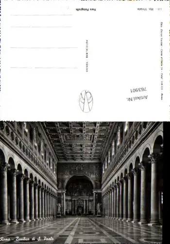 763901 Roma Basilica di S. Paolo Rom Italy