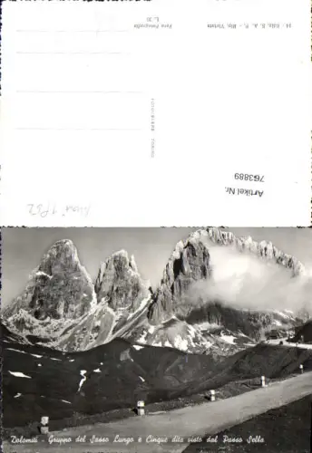 763889 Dolomiti Sexten Gröden Sasso Lungo e Cinque Passo Sella Trentino Italy