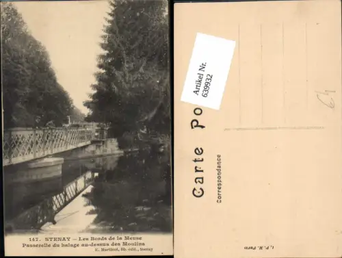 639932,Stenay Les Bords de la Meuse Brücke France