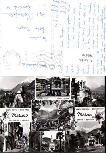 763970 Meran Castel Tirolo Burg Tirol Brunnenburg Lauben Bozen Südtirol Italy