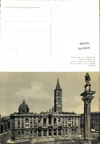 763989 Roma Basilica di Santa Maria Maggiore Rom Italy