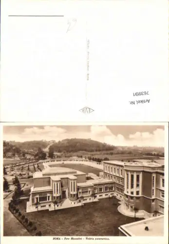 763991 Roma Foro Mussolini Metropolitan City of Rom Capital Italy