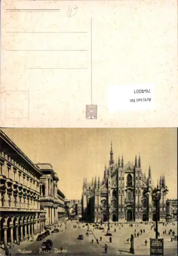 764001 Milano Piazza Duomo Mailand Italy