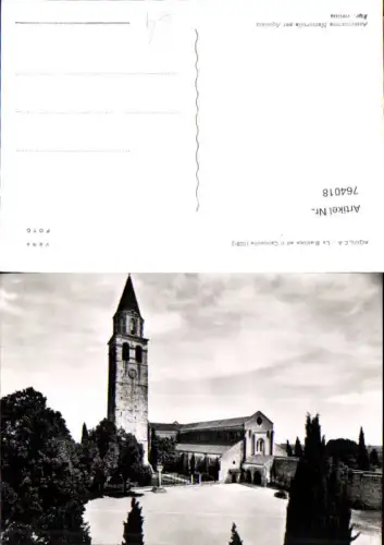 764018 Aquileia La Basilica ed il Campanile Provinz Udine Italy