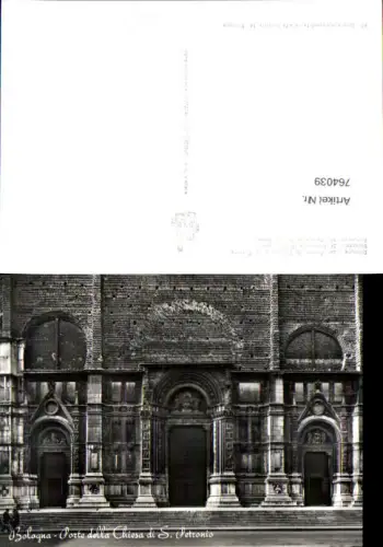 764039 Bologna Porte della Chiesa di S. Petronio Bologna Italy