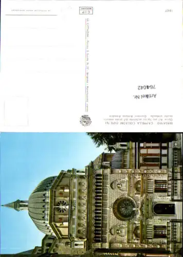 764042 Bergamo Cappella Colleoni Provinz Bergamo Italy