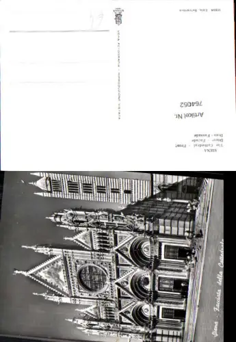 764052 Siena The Cathedral - Front Provinz Siena Italy