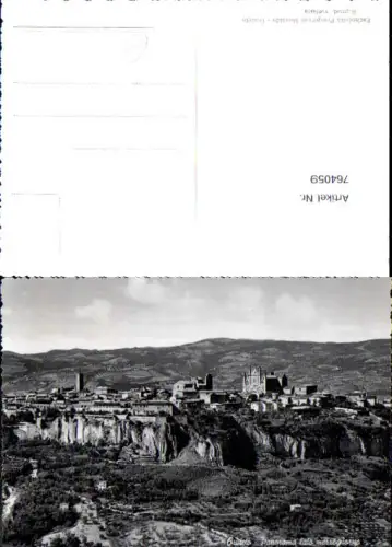 764059 Orvieto Panorama lato mezzogiorno Provinz Terni Italy