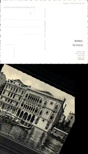 764036 Venezia Ca' d'Oro Metropolitan City of Venice Italy