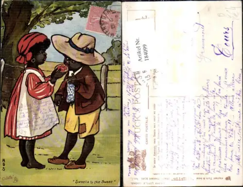 184099,Künstler Ak Mos Orangescheibe Sweets to the Sweet pub Raphael Tuck and Sons 9049
