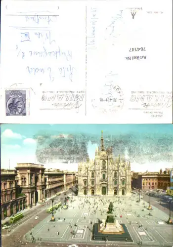 764147 Milano Piazza Duomo Mailand Italy