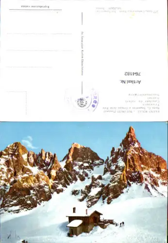 764182 Passo Rolle Dolomiti Baita G. Segantini Gruppo delle Pale Provinz Trient Italy
