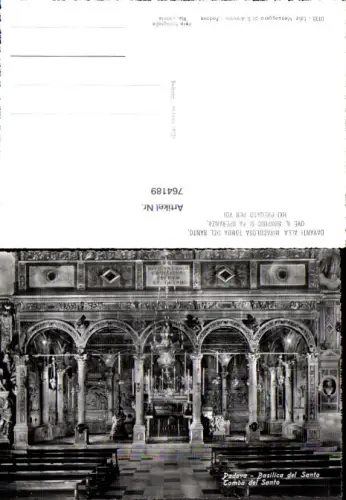 764189 Padova Basilica del Santo Tomba del Santo Provinz Padova Italy
